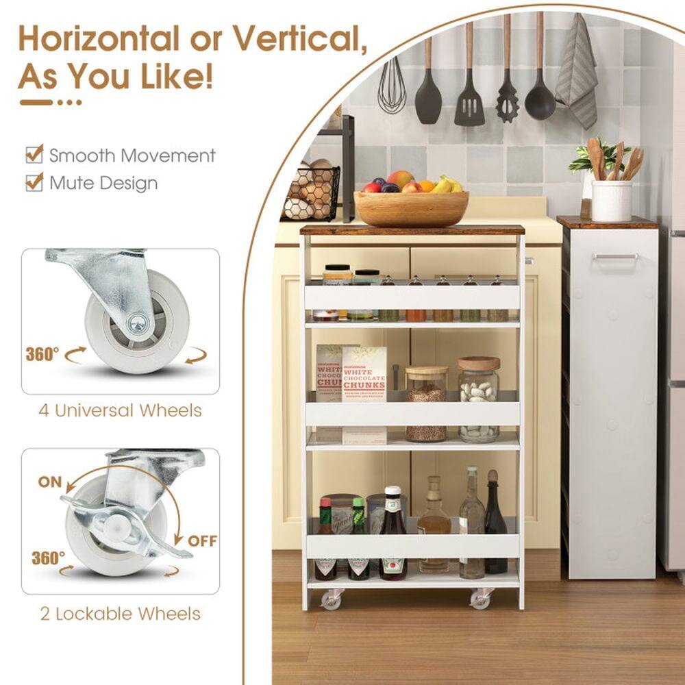 Horizontal or Vertical, As You Like!  
Smooth Movement  
Mute Design  
360°  
4 Universal Wheels  
ON 360°  
OFF  
2 Lockable Wheels
