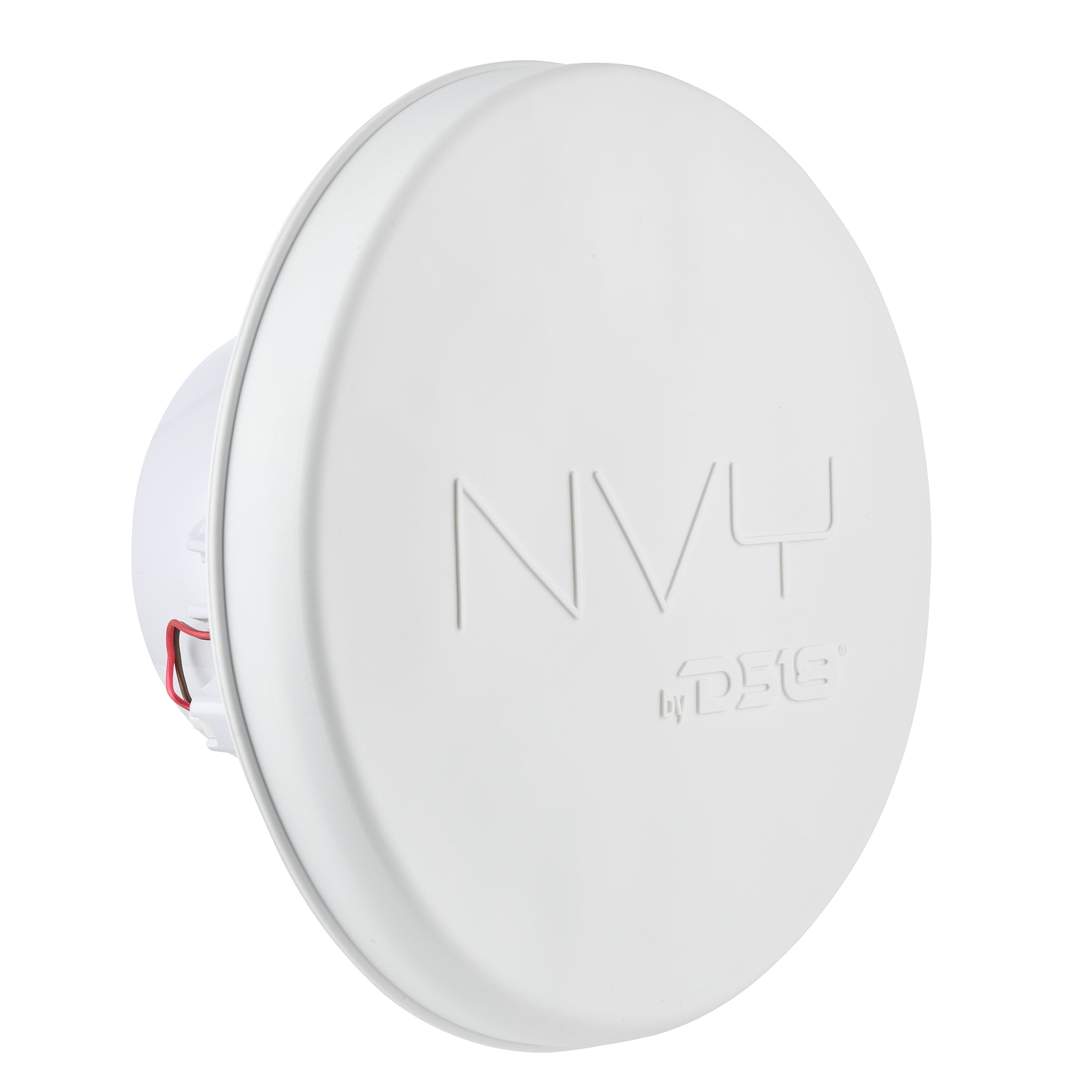 Alt View 4. DS18 Audio - 8" Hybrid Coaxial Speaker With Kevlar Cone, Compression Driver and Neodymium Magnet | 200W RMS 4-Ohm - White.