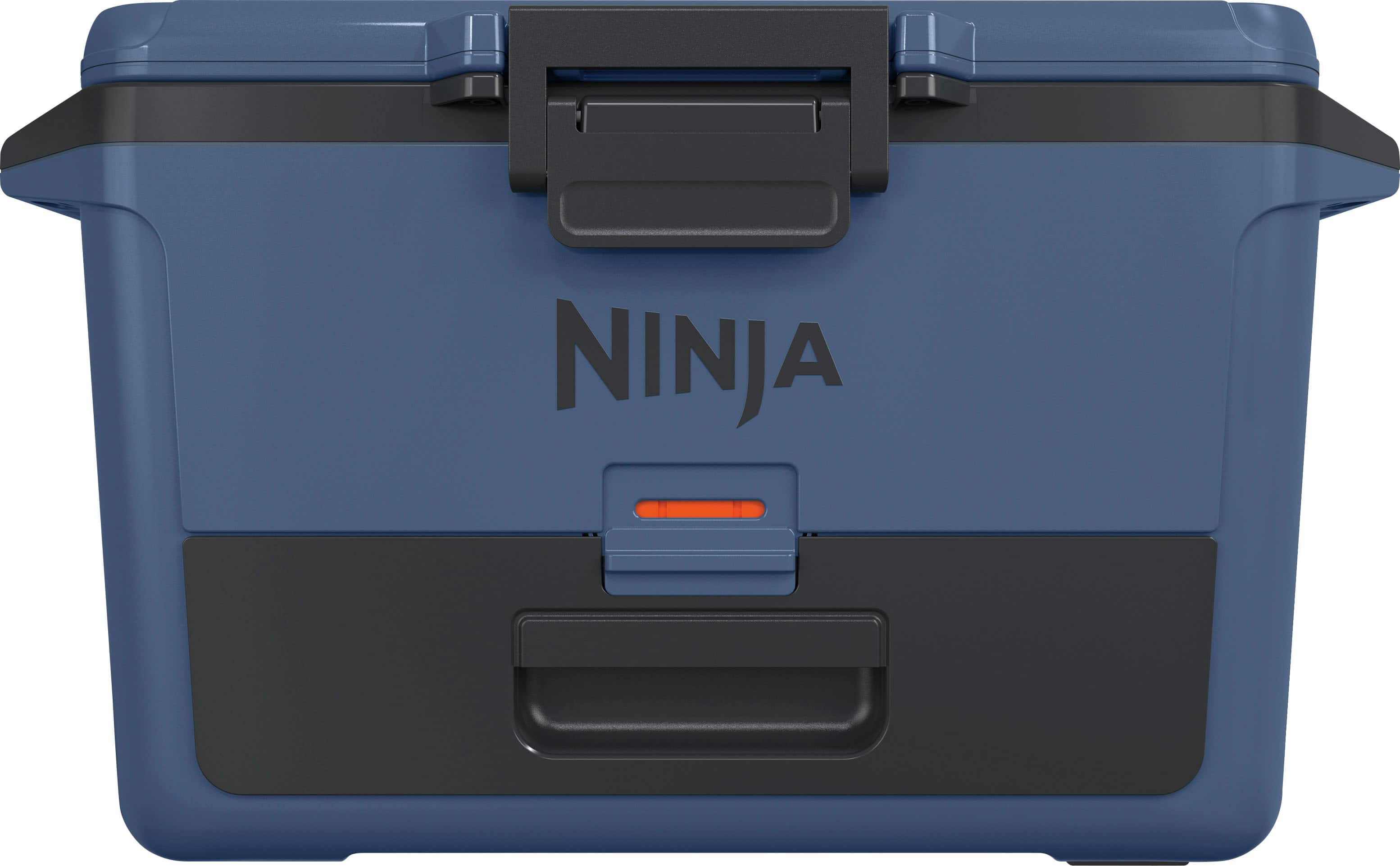 Front. Ninja - FrostVault 50qt Hard Cooler with Dry Zone - Lakeshore Blue.