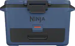 Ninja - FrostVault 50qt Hard Cooler with Dry Zone - Lakeshore Blue - Front_Zoom