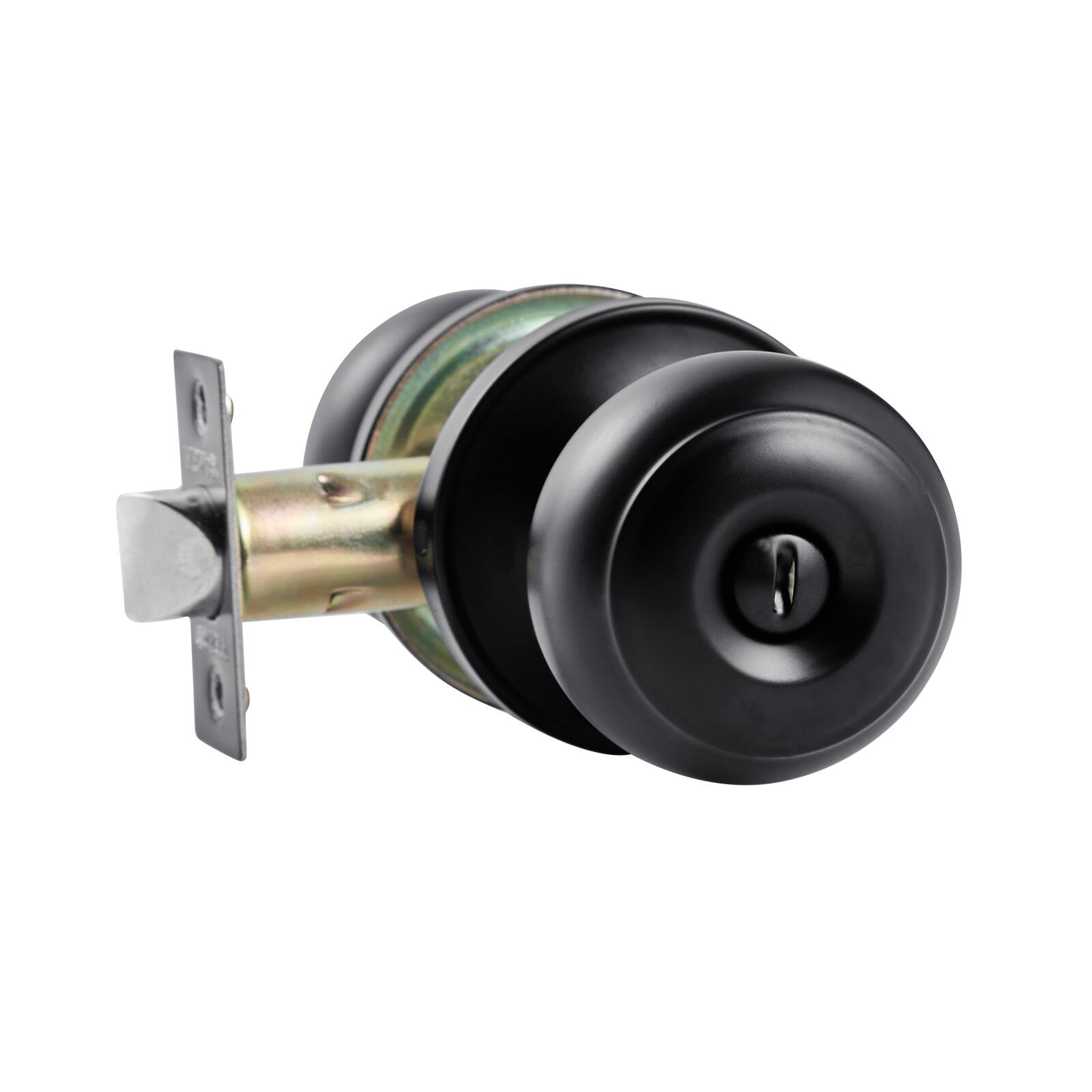 Alt View 5. VEVOR - 6 Pack Black Door Knobs, Privacy Door Knob with Round Ball, Keyless Exterior & Thumb Turn Lock Interior - Black.