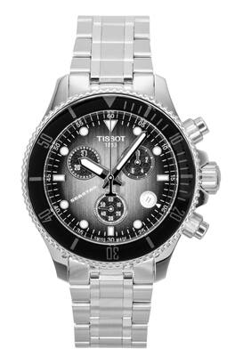 Tissot - Seastar 1000 Chronograph Stainless Steel Dial Quartz Diver's T120.217.11.061.00 300M Men's Watch - Black