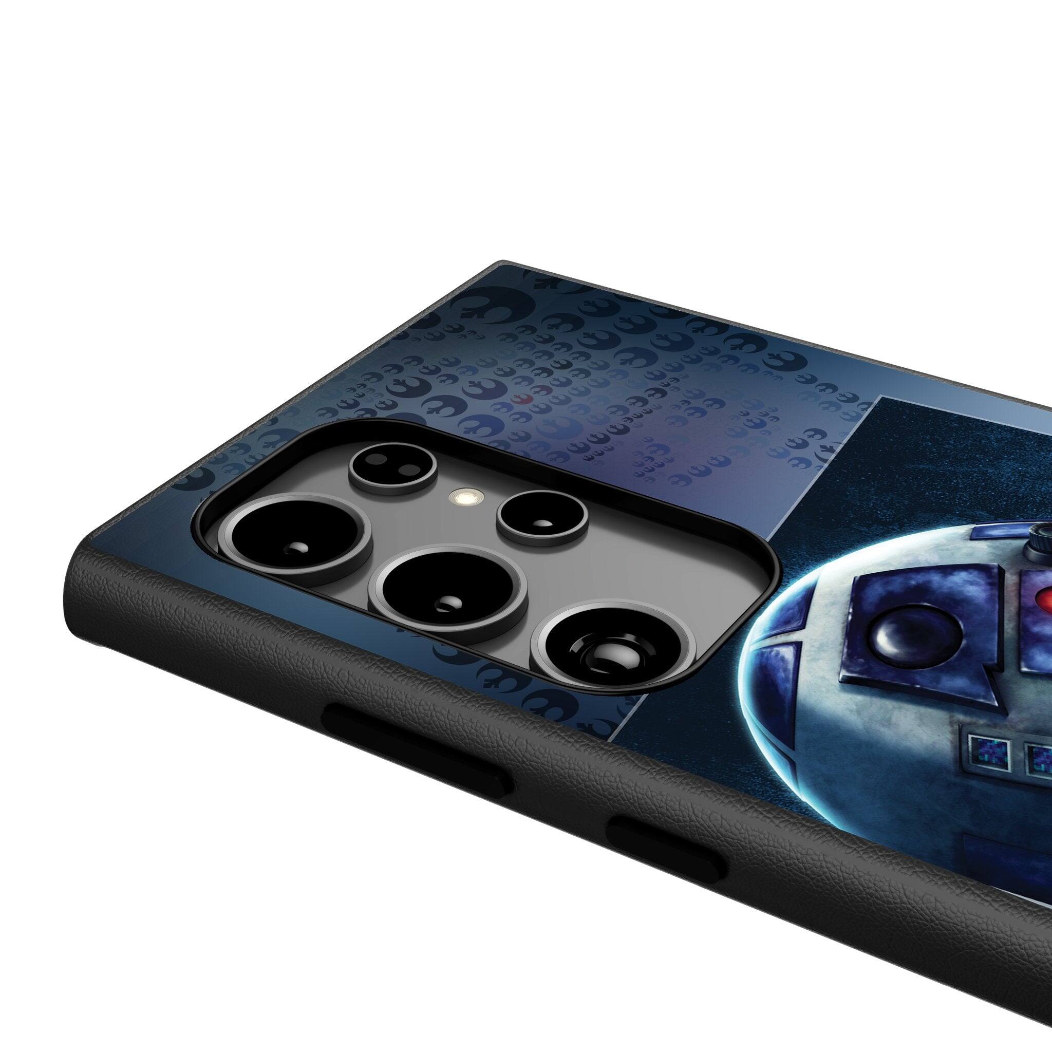 Back. Keyscaper - Star Wars: A New Hope Portrait MagSafe Compatible Phone Case - Samsung Galaxy S25 Ultra - R2-D2.