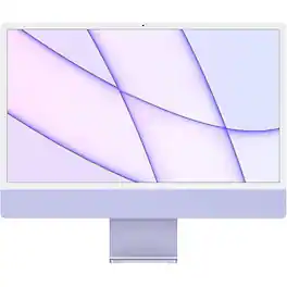 Apple - Refurbished Excellent - 2021 iMac M1 chip 8-core CPU (24 inch, 16GB RAM, 2TB) - Purple