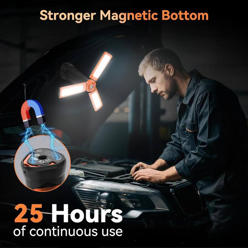 Stronger Magnetic Bottom  
25 Hours of continuous use