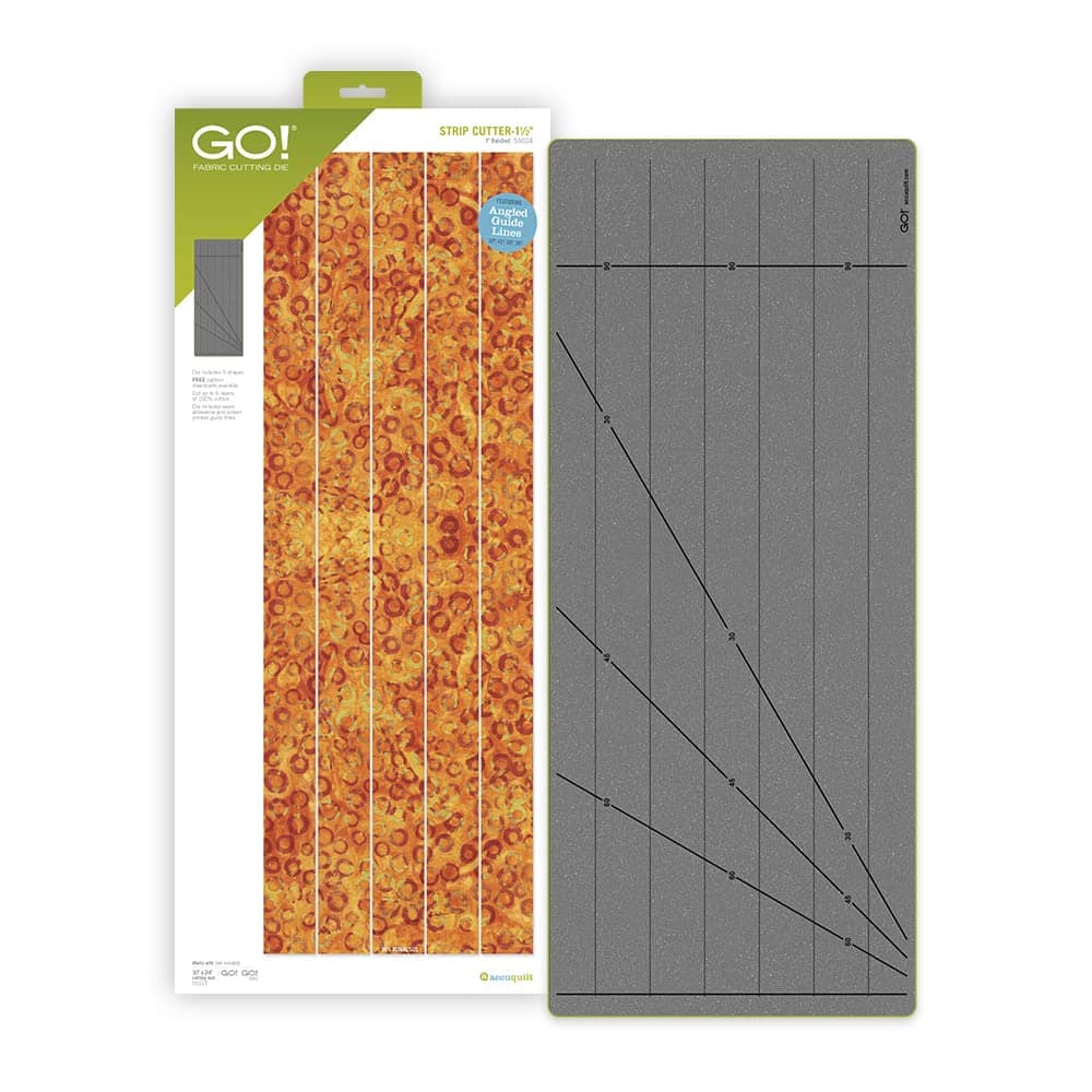 AccuQuilt - GO! Fabric Cutting Dies; 1-1/2 inch; Strip Cutter - Multicolor