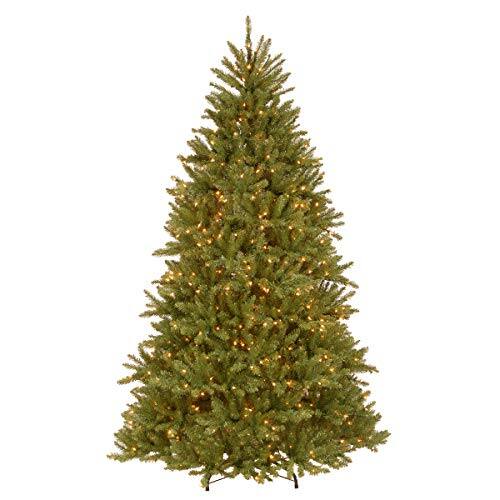 Alt View 2. National Tree Company - NATIONAL TREE COMPANY PRE-LIT ARTIFICIAL CHRISTMAS TREE DUNHILL FIR 7.5' GREEN - Green.