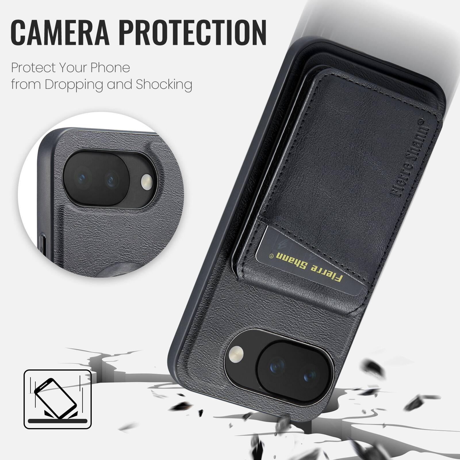 CAMERA PROTECTION  
Protect Your Phone from Dropping and Shocking