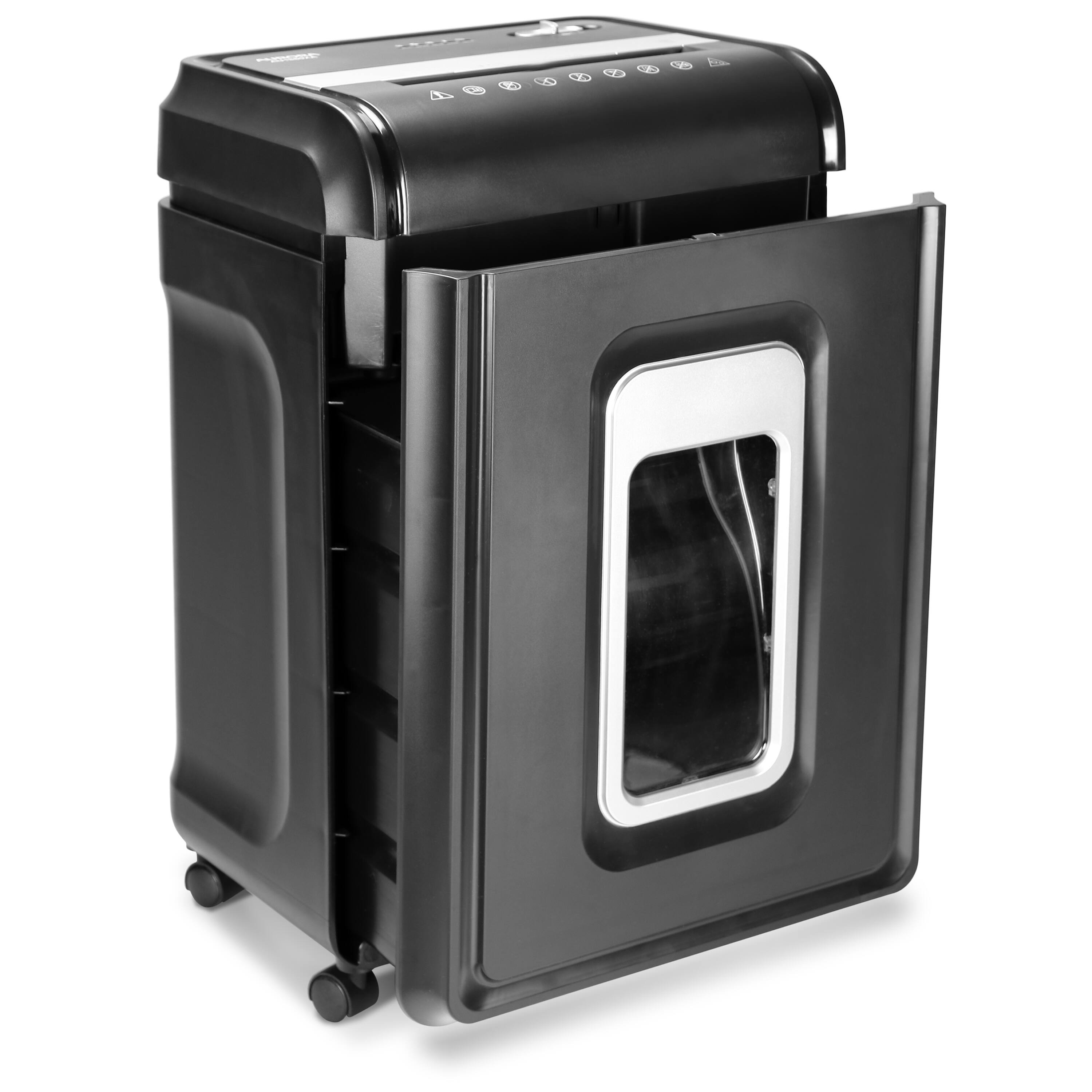 Alt View 1. Aurora - Aurora AU2260XA Heavy Duty Anti-Jam 22-Sheet Crosscut Shredder/60 Min/ 7-Gallon Pullout Basket - Black.