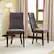 Back. Costway - Channel Tufted Dining Chairs Set of 4 with High Backrest Rubber Wood Legs Modern - Gray.