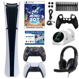 PS5 Digital Astrobot Console with Accessories Kit, Voucher & Extra Dualsense Controller - PlayStation 5
