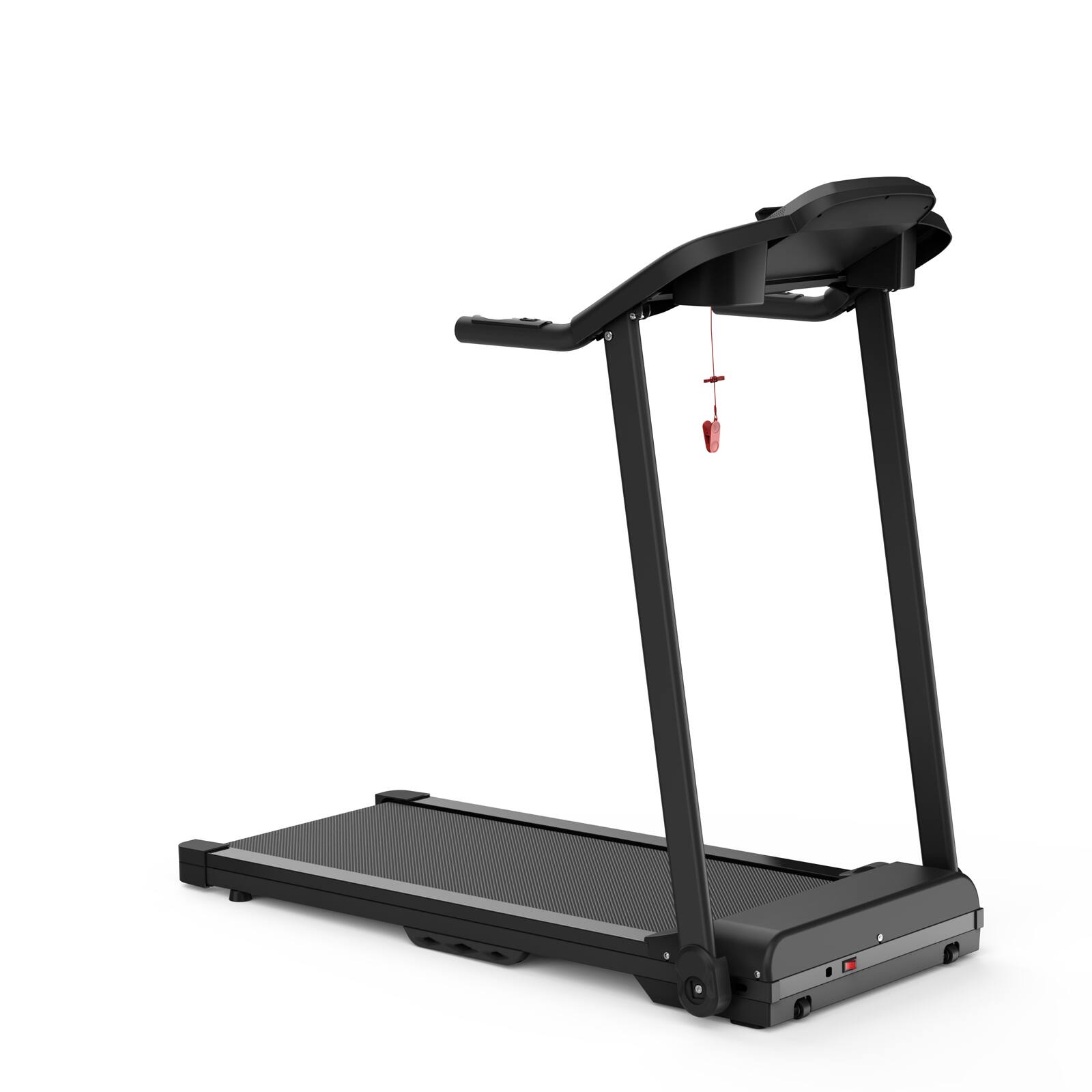 Alt View 8. Tiramisubest - 2.5HP Foldable Electric Treadmill for Home Gym with 265 LBS Capacity - Black.