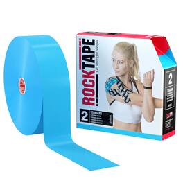 RockTape - Standard Recovery Kinesiology Tape, 2" x 105" Bulk Roll - Blue