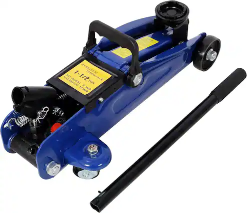 HYDRAULIC FLOOR JACK
1-1/2
MIN HEIGHT 5 TON
MAX HEIGHT 12 inch