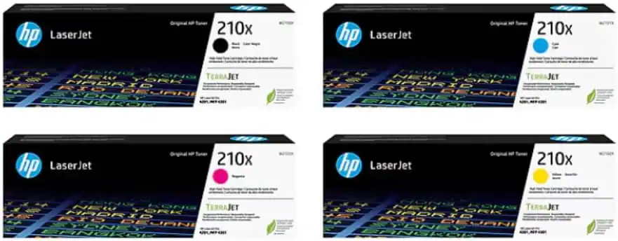 Hp 210 Ink HP 210X High Yield Capacity Toner Cartridge Black | Cyan | Magenta ...