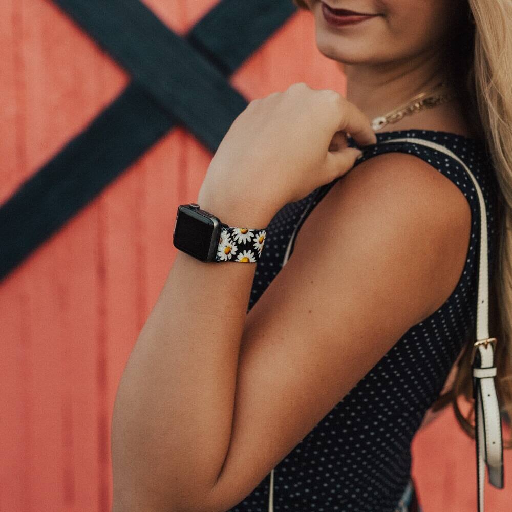 Alt View 4. ZOX - Choose Happiness NFC Smartwatch Band, 42/44/45/49mm - Black.