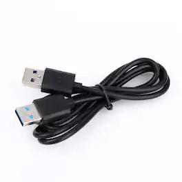 Home Collection - USB 3.0 A Male to A Male Cable – SuperSpeed 5Gbps Data Transfer, Heavy-Duty Metal 3 ft