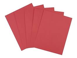 Staples - Brights Multipurpose Colored Paper, 20 lbs., 8.5" x 11", 500/Ream - Red