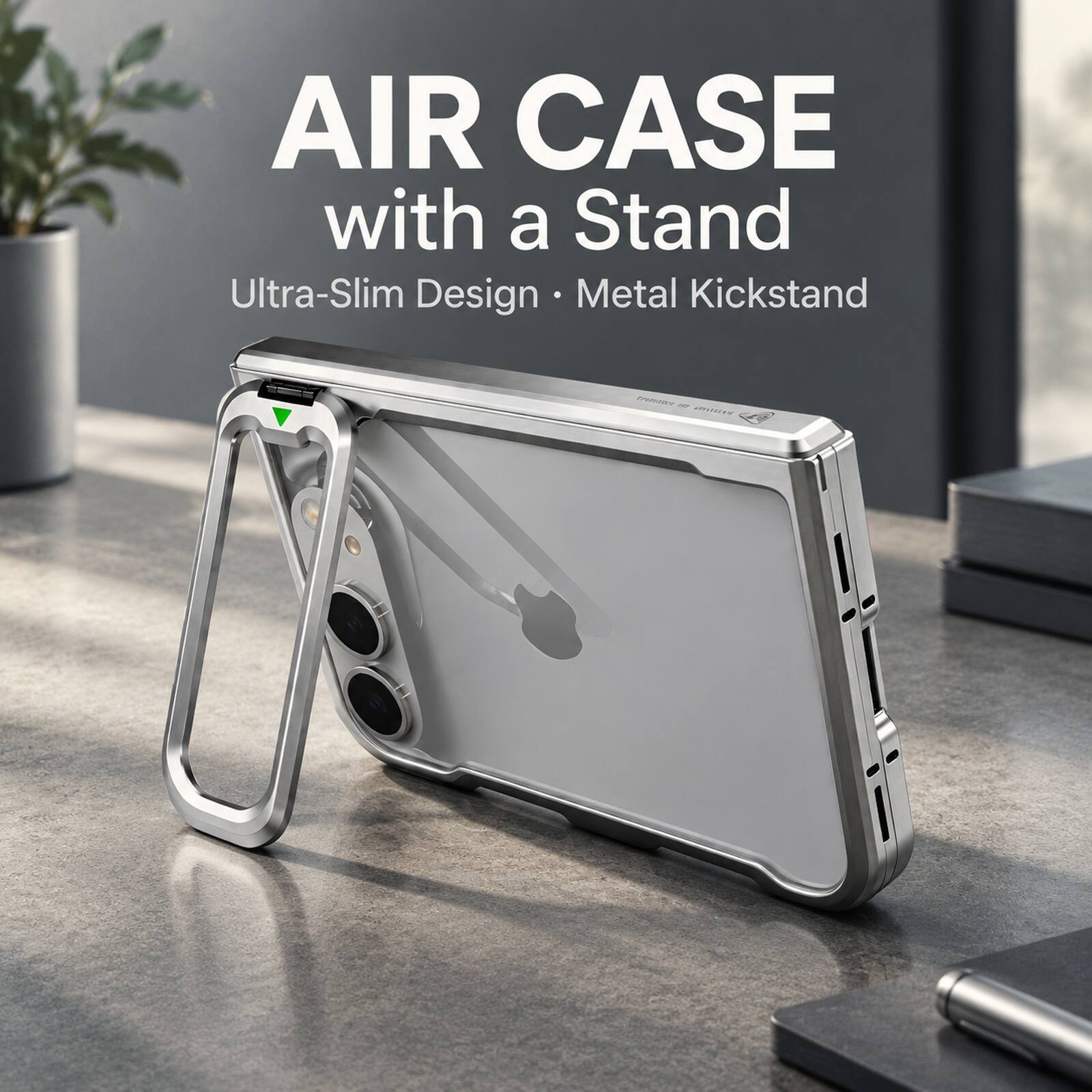 Dteck Case For iPhone Duo, Rugged Heavy Duty Aluminum Metal Frame ...