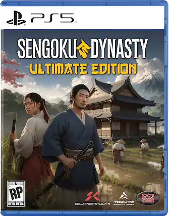 SENGOKU DYNASTY ULTIMATE EDITION PS5 RATING PENDING 2 RP CONTENT RATED BY ESRB GS2 TOPLITZ GAMES SUPERKAMI PRODUCTIONS - RP (Rating Pending)