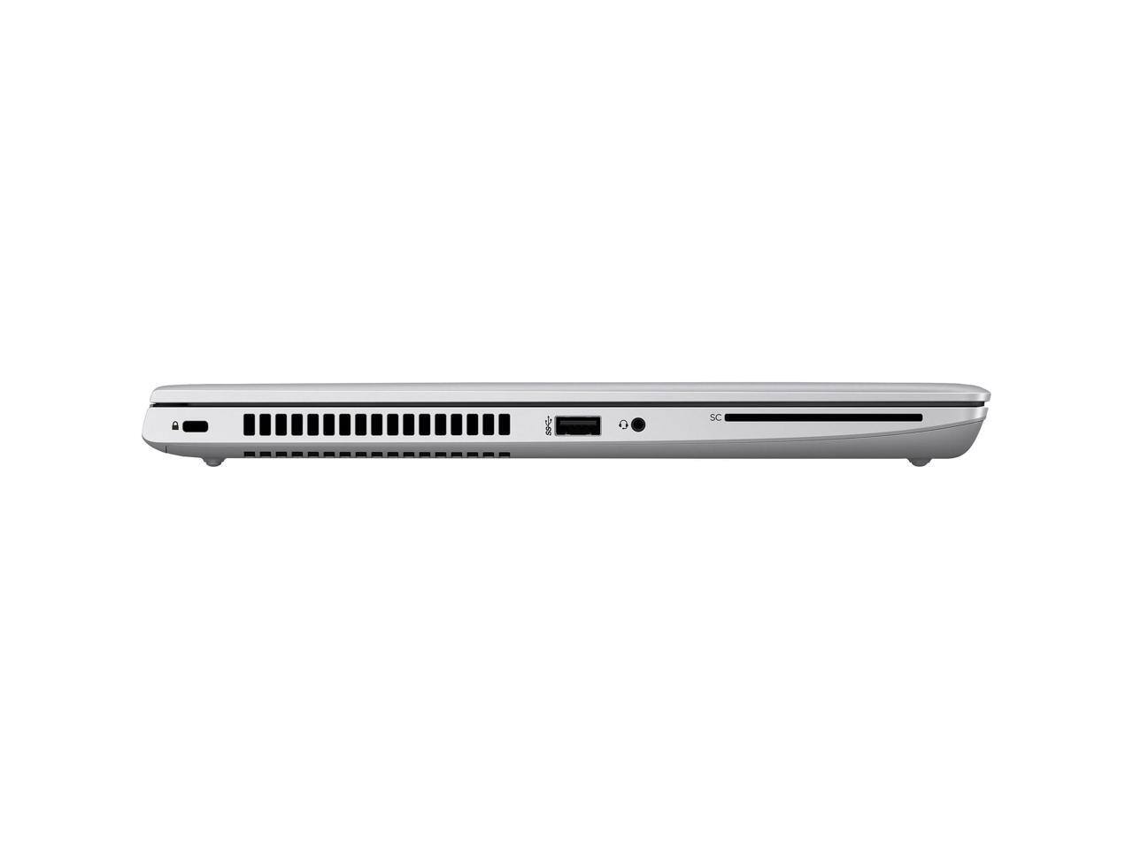 Alt View 2. HP - HP ProBook 640 G5, Intel Core i5-8265U 1.6GHz, 16GB, 256GB NVMe SSD, 14" HD, Windows 11 Pro 64-bit - Silver.
