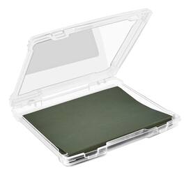 Sorbus - Single-Piece Thin Hanging File Organizer Bin, Interior 10"x12" Plastic for Document Storage - Clear