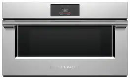 Fisher & Paykel - Professional combination steam oven with 23 functions touch-screen compact - Stainless Steel