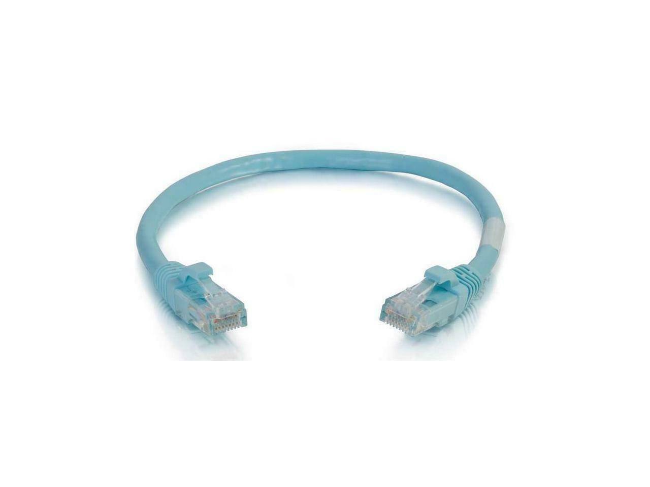 Alt View 5. Cables to Go - C2G 00761 Cat6a Cable - Snagless Unshielded Ethernet Network Patch Cable, Aqua (5 Feet, 1.52 Meters).
