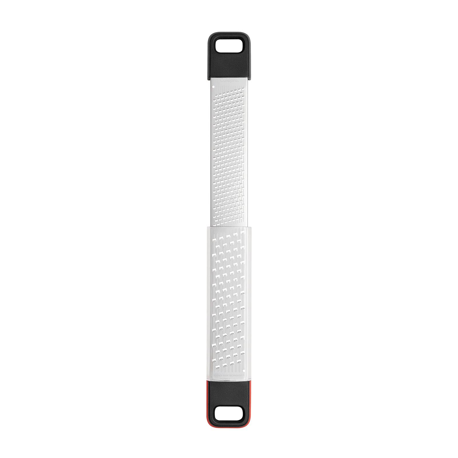 Front. Cuisipro - Surface Glide Technology Dual Grater, Coarse and Fine - Black.