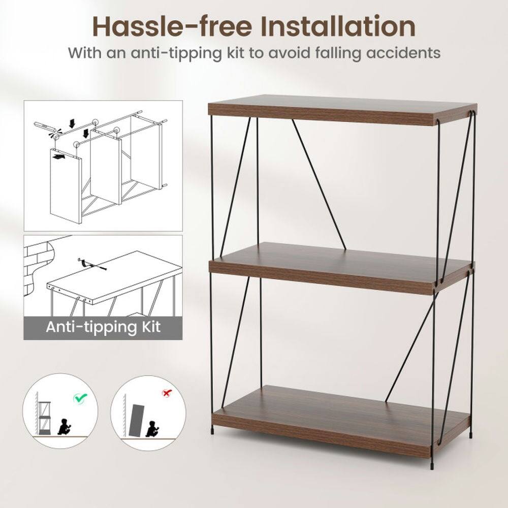 Hassle-free Installation  
With an anti-tipping kit to avoid falling accidents  

Anti-tipping Kit