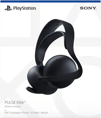 Sony PULSE Elite wireless headset Midnight Black 1000044173 Best Buy