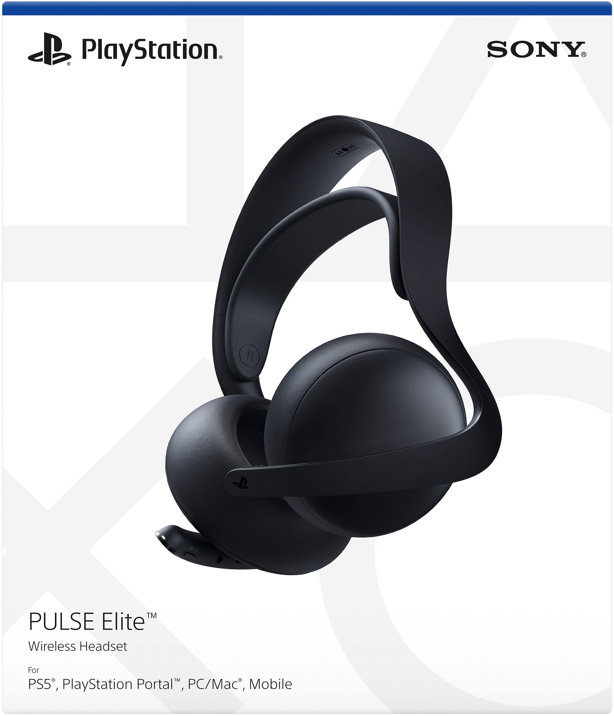 "PlayStation. SONY R TM PULSE Elite Wireless Headset For PS5, PlayStation Portal, PC/Mac, Mobile."