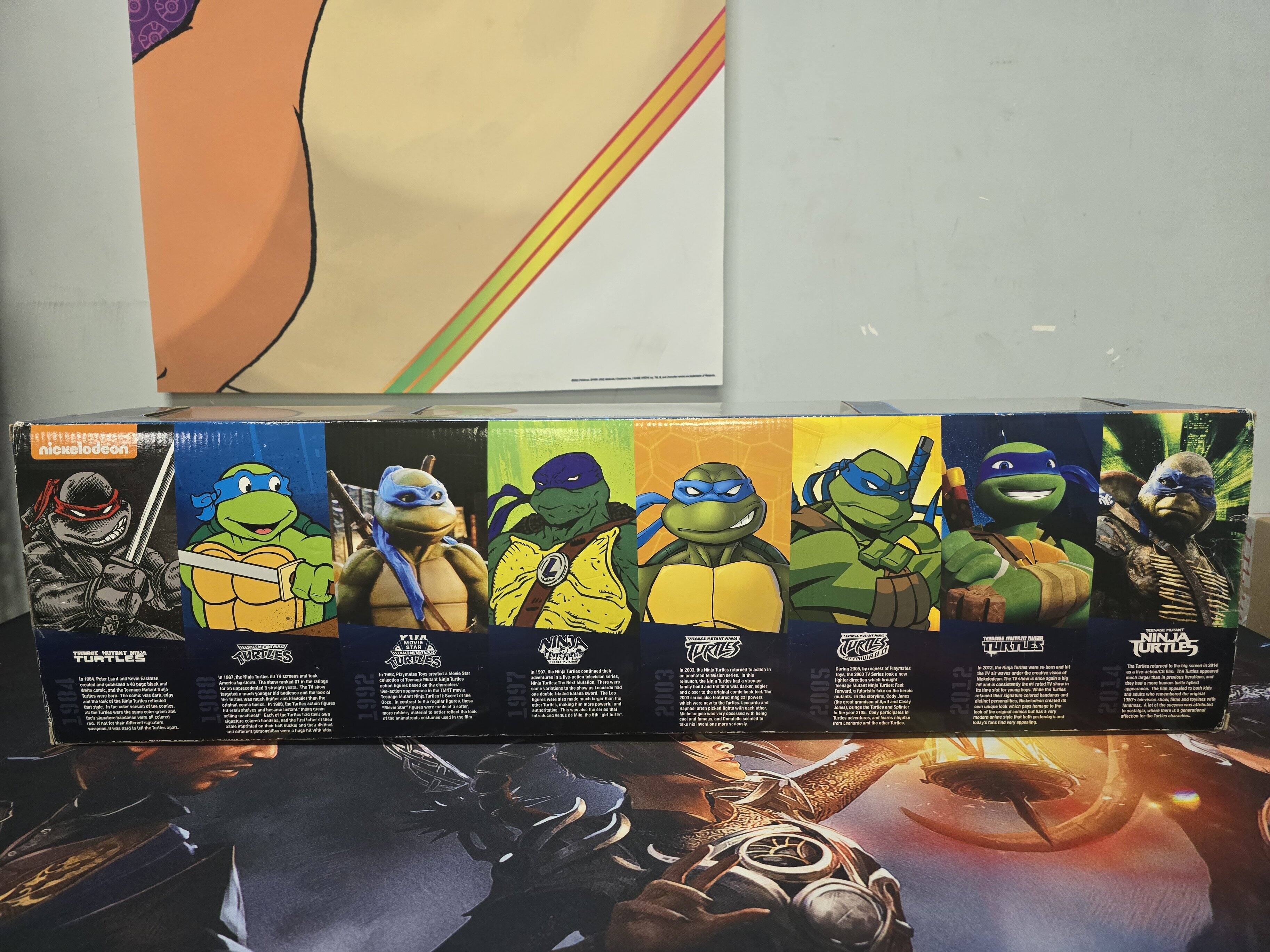 nickelodeon LEOS O - TORTLES - I - 1 1 - - I - - - - I - - i - CL -N TURTLES - - - - 1 - - - - -  I 886 |  1D TURTLES - - - - - - 1992 - - NINDA e - - - 1997 - - TURT'S - 2 : - - : 2003 TURTES - - - . - - - - - - : - 2005 I - - - - - - TURTLES - - - I - - 2 - | - NINJA LA TURTLES - - - - - - - 50V - - - -