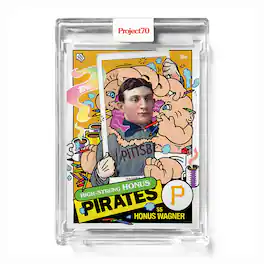 MLB Topps Project70 Card 827 | Honus Wagner by Ermsy - Orange