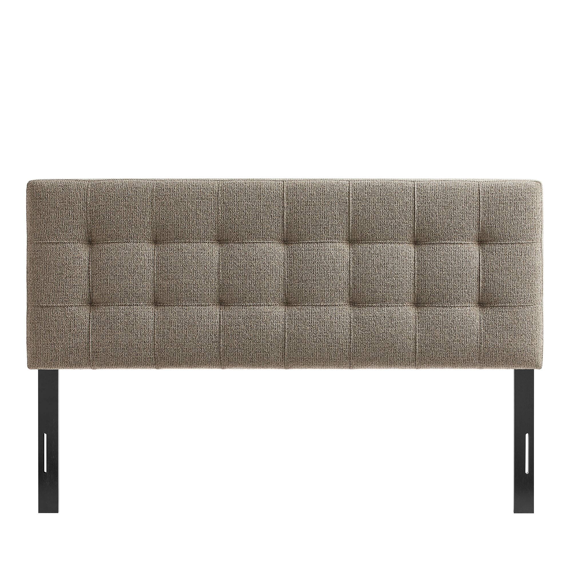 Alt View 3. Modway - Lily Upholstered Fabric Headboard by Modway - Taupe.