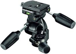 Manfrotto - 3-Way Pan/Tilt Tripod Head with RC4 Quick Release Plate