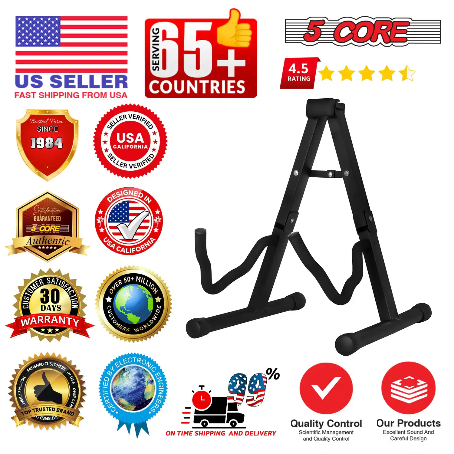- US SELLER
- FAST SHIPPING FROM USA
- SERVING 65+ COUNTRIES
- 5 CORE
- 4.5 RATING
- Trusted Since 1984
- SELLER VERIFIED USA CALIFORNIA
- SELLER VERIFIED USA CALIFORNIA
- SATISFACTION GUARANTEED
- 5 CORE Authentic
- 30 DAYS WARRANTY
- OVER 50+ MILLION CUSTOMERS WORLDWIDE
- SATISFIED CUSTOMERS IN THE WORLD
- TOP TRUSTED BRAND
- ON TIME SHIPPING AND DELIVERY
- Quality Control
  - Scientific Management and Quality Control
- Our Products
  - Excellent Sound And Careful Design
- %