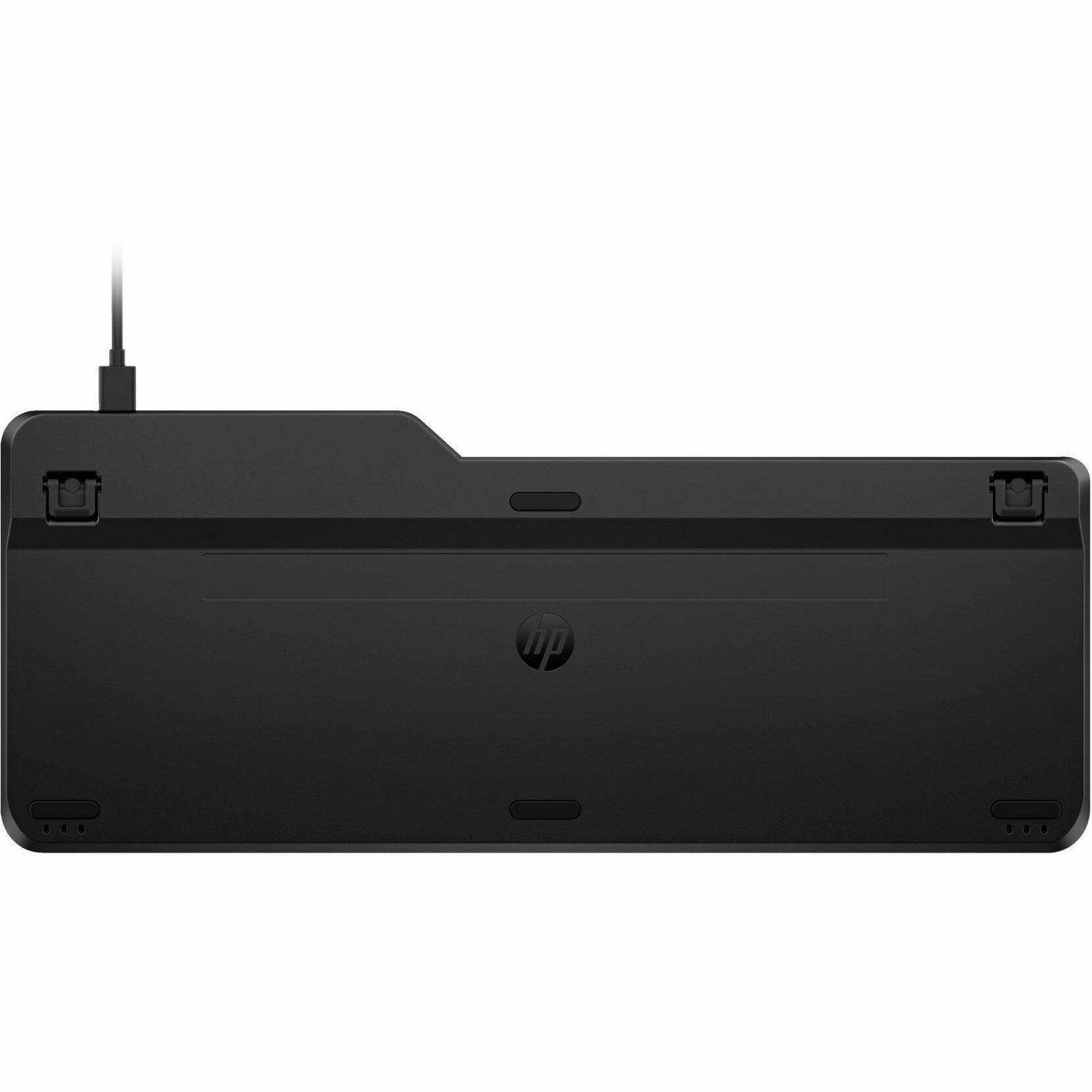 Alt View 4. HP - HP 405 Backlit Wired Keyboard (7N7C1AA) - Cable Connectivity - USB Type A Interface - LED - 20 Hot Key(s) - Microphone - Macaron.