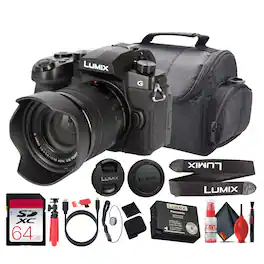 Panasonic - Lumix G97 Camera + 12–60mm Lens | 20MP, 4K, Stabilized Kit - Bundle