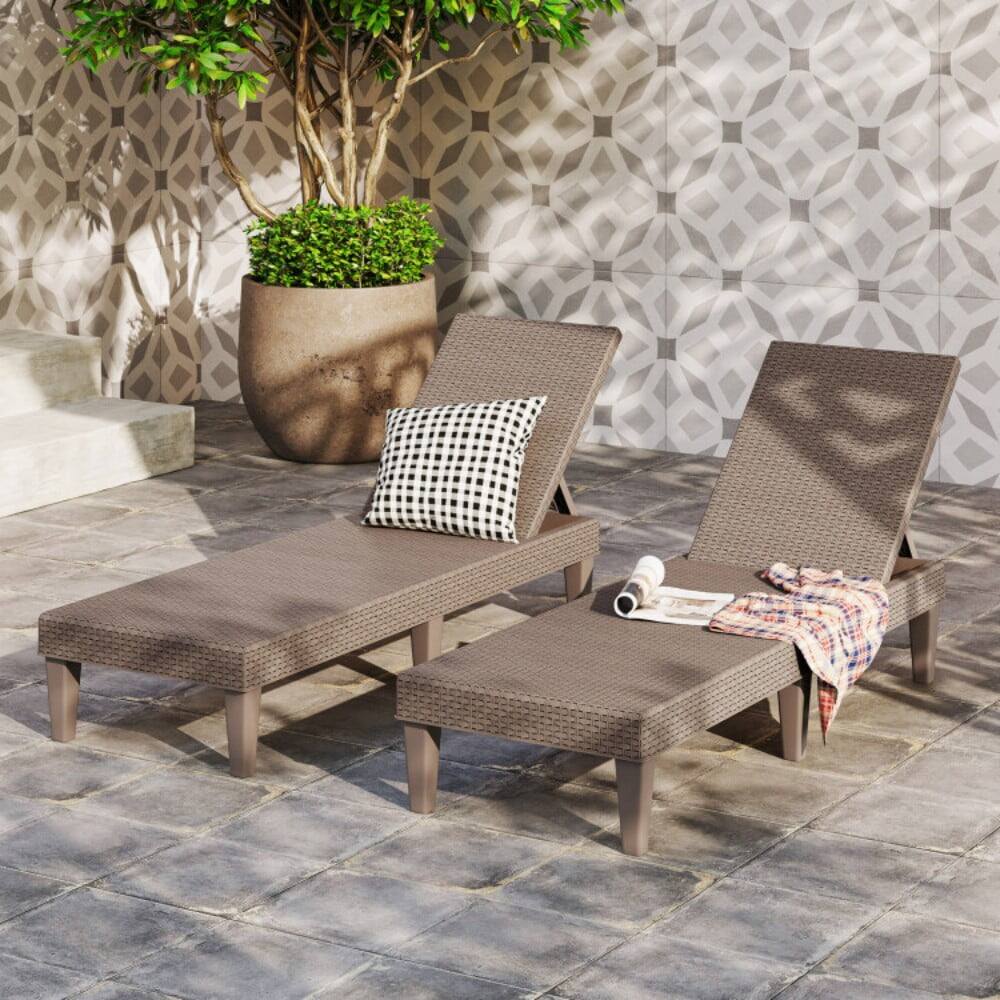 Alt View 5. Kadyn - Lounge Chair Outdoor, Patio Lounge Chair - Perfect for Outdoor Living Spaces - Black.