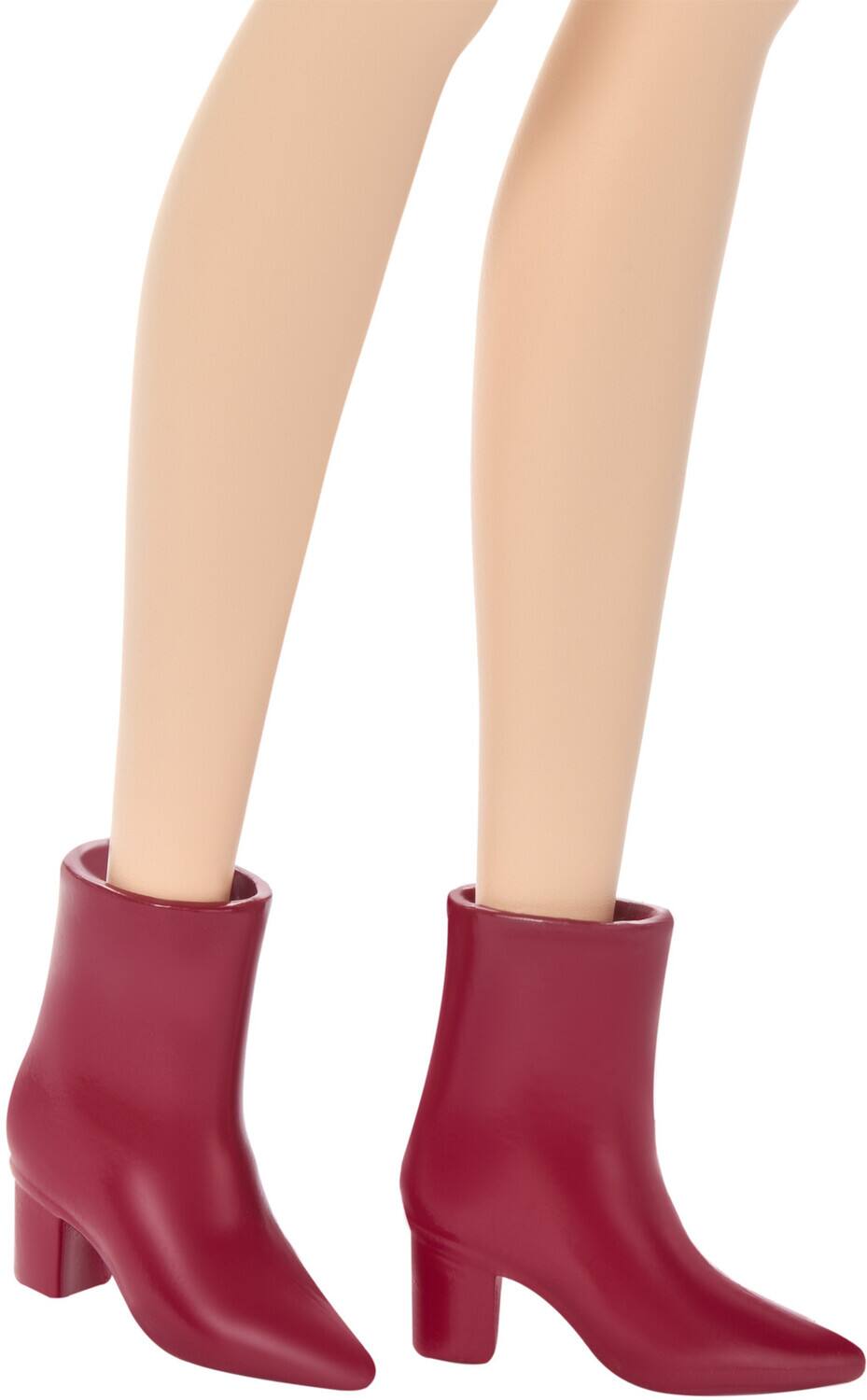 Alt View 3. Mattel - Mattel - Barbie Fashionistas Doll #246 With Pink Leopard Print Dress, Black Hair   - COLLECTIBLES - Multicolor.