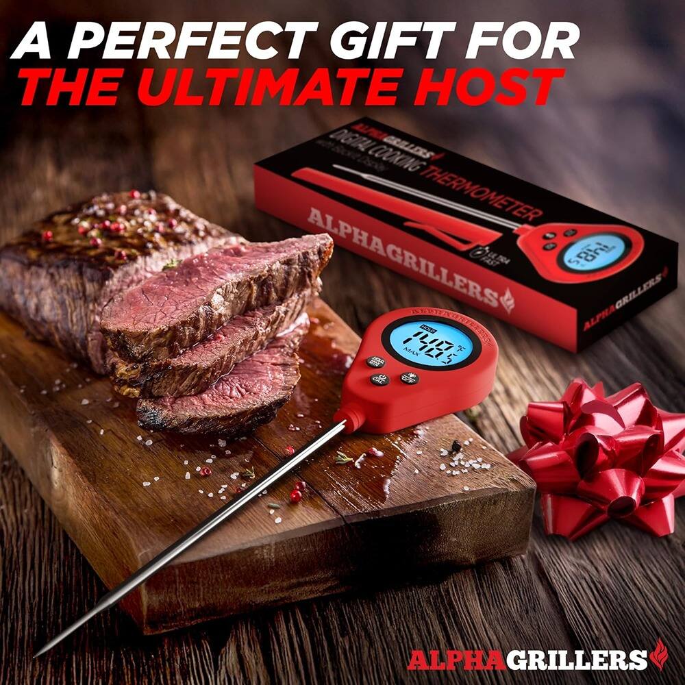 A PERFECT GIFT FOR THE ULTIMATE HOST

ALPHA GRILLERS COOKING THERMOMETER

ALPHA GRILLERS