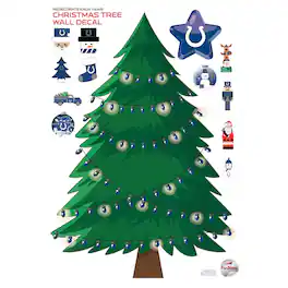 Fan Creations - Indianapolis Colts Holiday Wall Decal - Multicolor