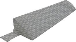 wowmax - King Size Bed Wedge Pillow - Headboard Gap Filler, Triangle Support Cushion (Gray) - Gery