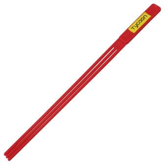 Front. Tycoon Percussion - Tamborim Beater, Lightweight, High-Strength Design for Samba & Pagode, Red.