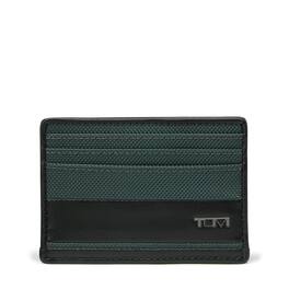 TUMI - Slim Card Case with 6 Credit Card Slots - Deep Pine