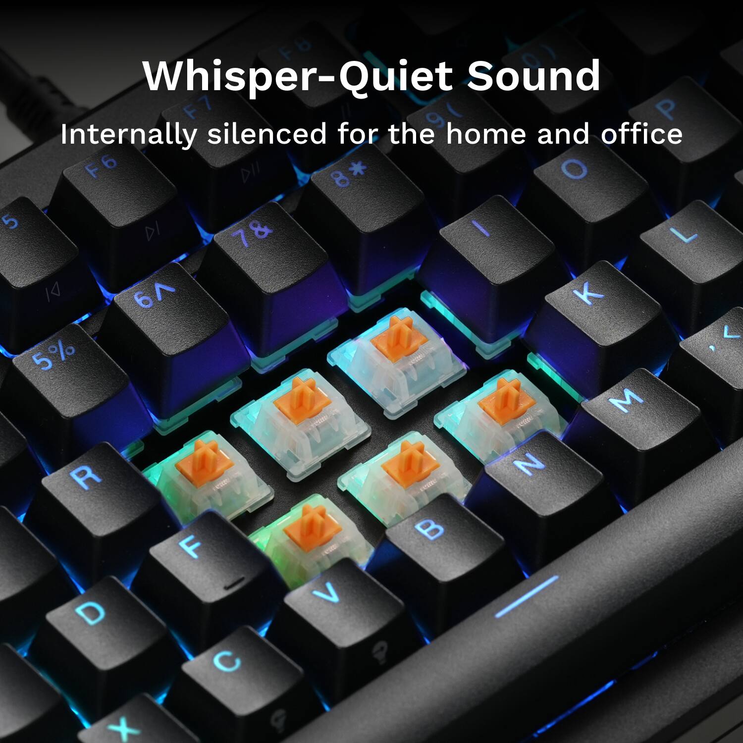 Whisper-Quiet Sound: Internally silenced for the home and office.