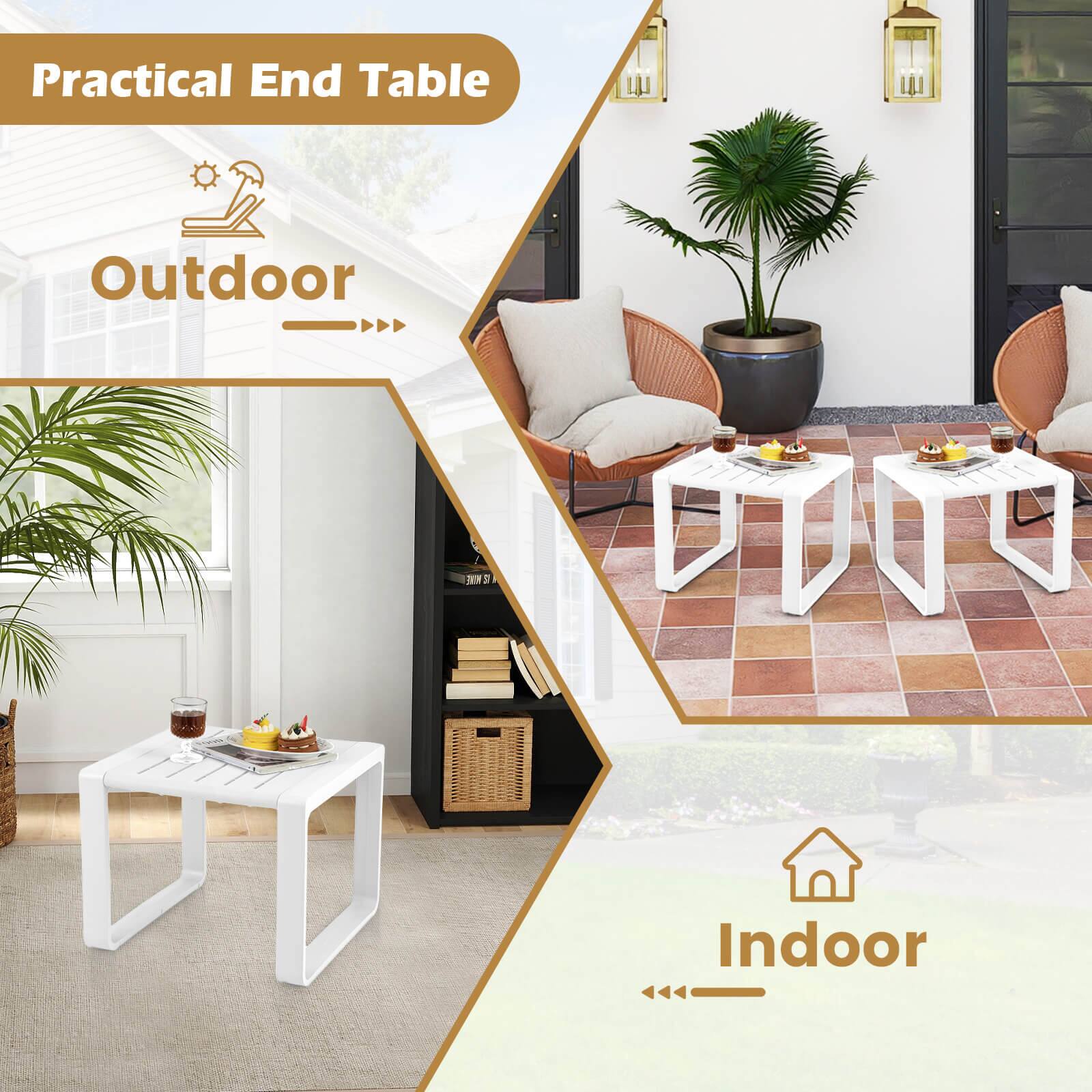 Practical End Table

Outdoor

Indoor