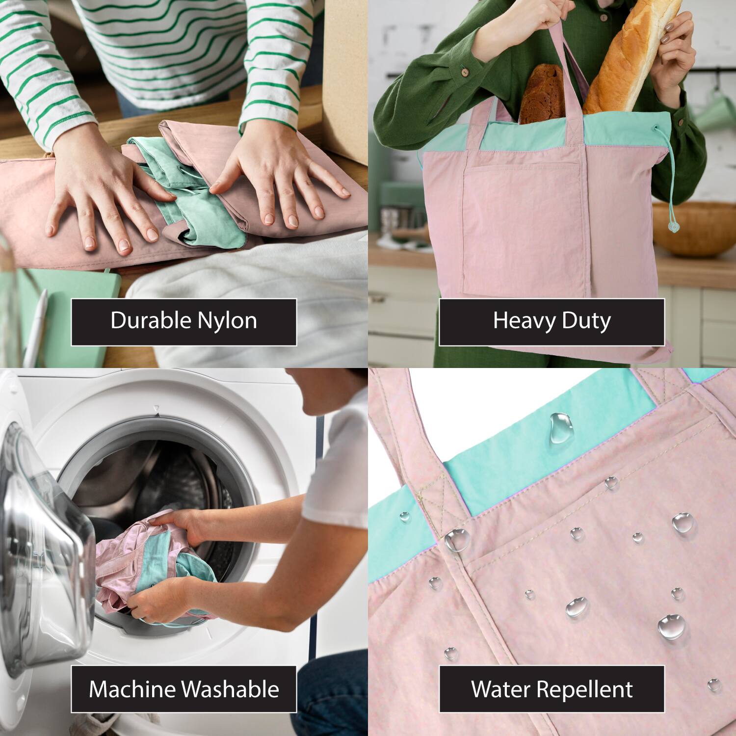 - Durable Nylon
- Heavy Duty
- Machine Washable
- Water Repellent