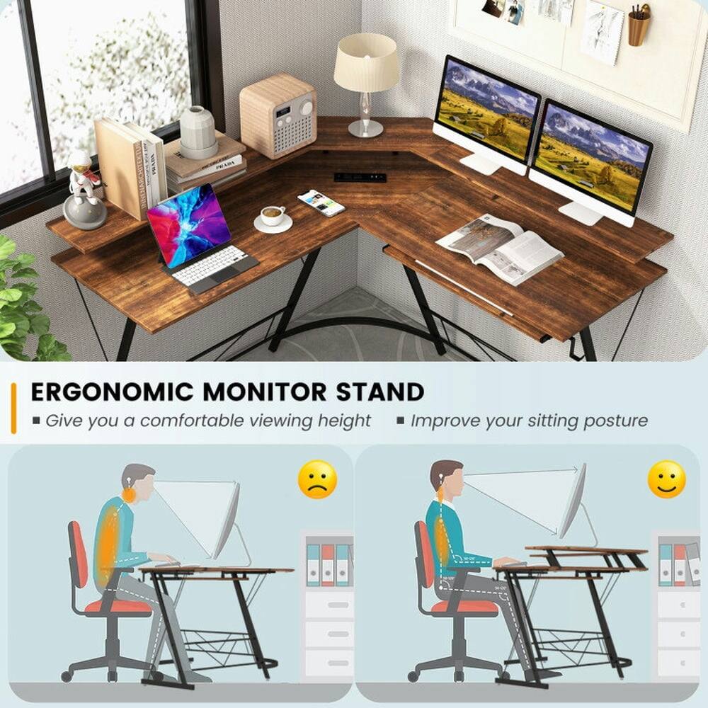 ERGONOMIC MONITOR STAND

- Give you a comfortable viewing height
- Improve your sitting posture